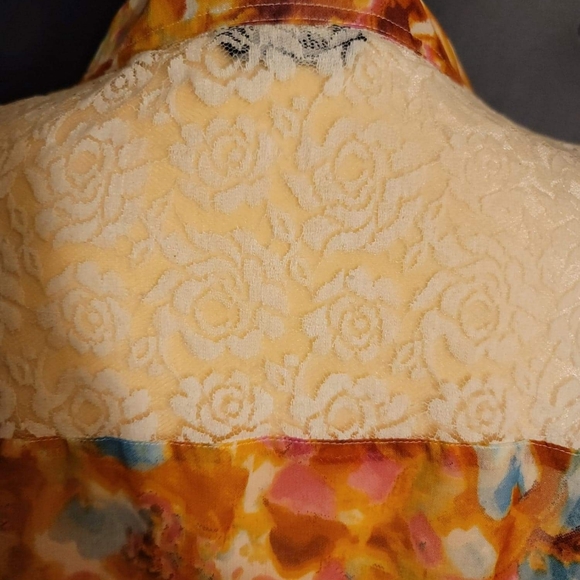 Knotted multicolored top ♡ - Picture 4 of 6